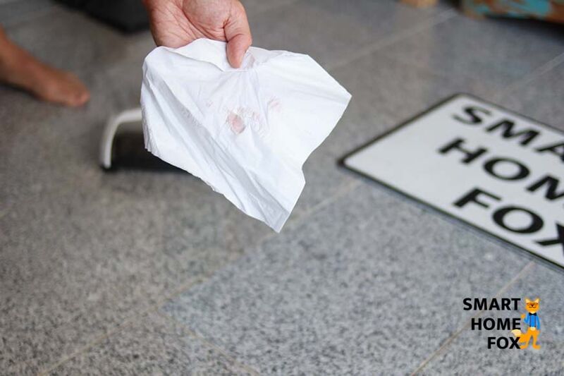 Tuchtest nach dem Ketchup